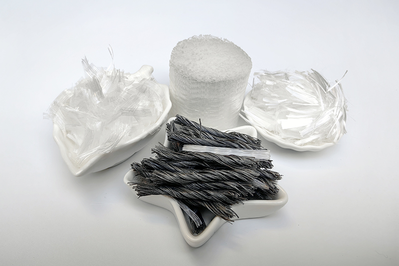 Introduction des fibres de béton