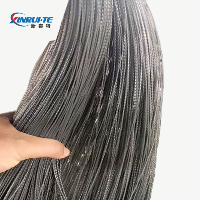  Fibres PP gris en relief haute résistance pour béton pulvérisé