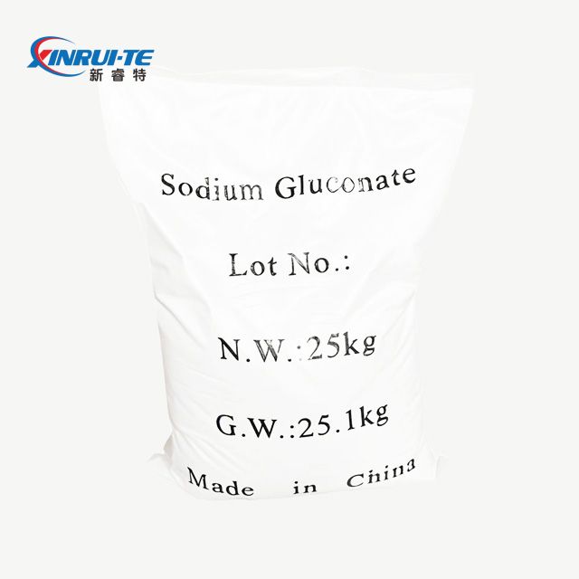Retard de béton 98% Gluconate de sodium de teneur en solide comme mélange de construction
